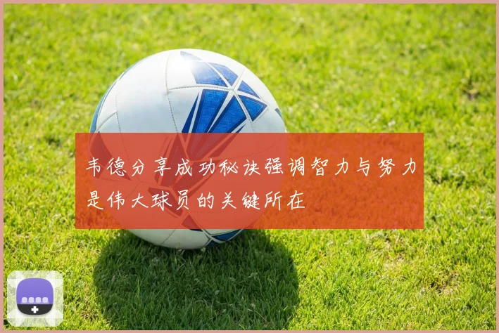 韦德分享成功秘诀强调智力与努力是伟大球员的关键所在